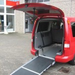 Auffahrrampe für Rollstühle in Fahrzeuge
