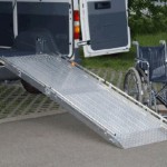 Aluminium Rollstuhlrampe zum Einbau in Heck- oder Seitentür