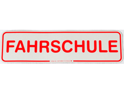 Fahrschule Magnetschild