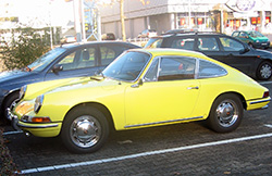Porsche 912 in gelb